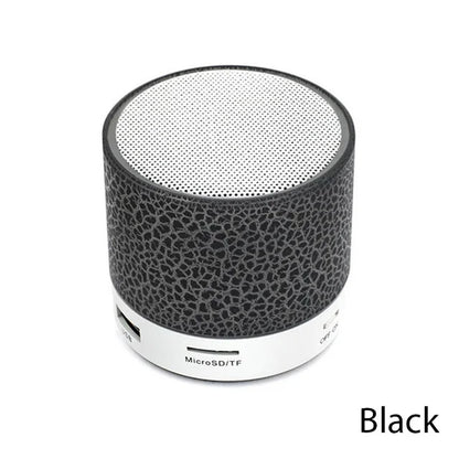 Trådlös Bluetooth-högtalare Mini PC-högtalare Crack LED SD-kort USB Subwoofer Bärbar musikljudkolumn för stationär dator