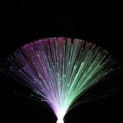 LED-fiberoptisk lampa flerfärgad stjärnhimmelslampa för högtidsbröllopsbordsdekoration optisk fiber LED-nattbelysning dekorationslampa