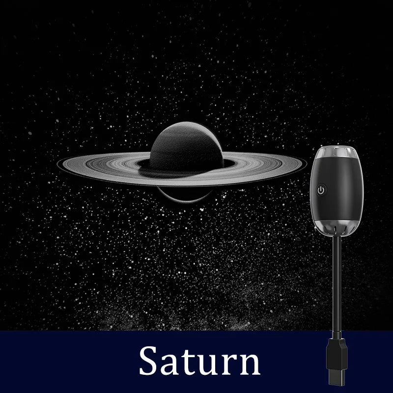 Mini USB-stjärnhimmelsprojektor med atmosfär vidvinkeldisplay för taket stjärnhimmel för spelrumsbelysning rumsdekoration väggpresent