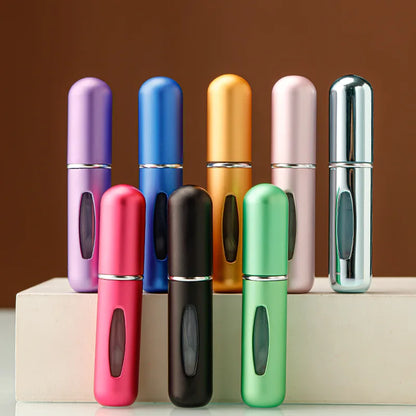 5ml 8ml bärbar mini återfyllningsbar parfymflaska med spraydoftpump tomma kosmetiska behållare förstoringsflaska för reseverktyg