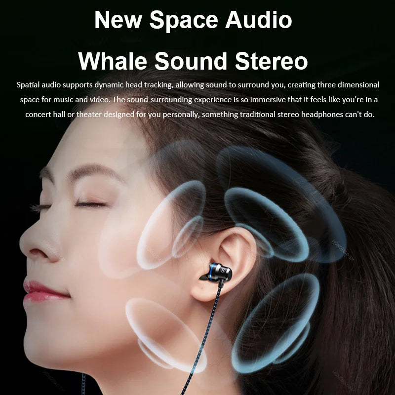 2 st trådbundna hörlurar, 3,5 mm trådbundna hörlurar med mikrofon, HiFi-stereospelheadset, brusreducerande metallhörlurar, för Xiaomi