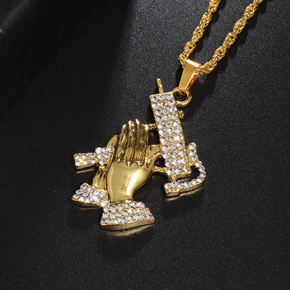 Personlighet Trend Herr Smycken Förgylld Tiger Gepard Djurhänge Mode Coolt Halsband