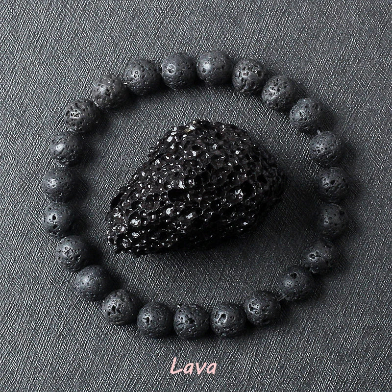 Naturlig drakeblodsten elastiska armband kvinnor män charm dinosaurie jaspis pärlor helande smycken yoga meditation armband gåva