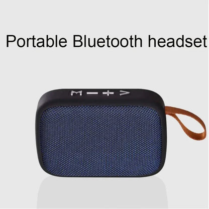 Tyghögtalare Bluetooth Trådlös anslutning Bärbar Utomhussport Ljud Stereo Stöd Tf-kort Mobiltelefon Universell