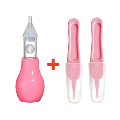 Silikon näsaspirator för babysugpump näsrengörare barn lugnande näsrengöringsanordning näsrengöringsverktyg