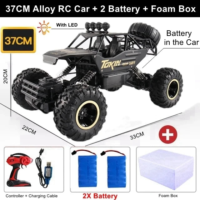 1:16 / 1:12 Terrängbil RC-bil 30 km/h Höghastighets 4WD Eldriven fjärrstyrd bil Buggy 4X4 Terrängbilsfordon Modellleksak Present