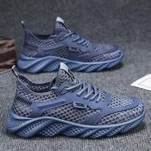 2026 Men's Sports Shoes Breathable Air Mesh Casual Style Summer Shoes PVC Outsole Round Toe Low Cut Comfortable Running Shoes