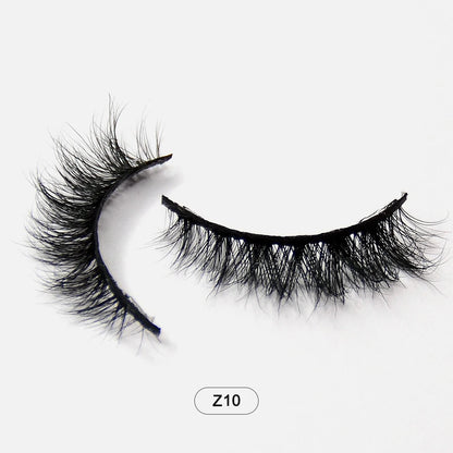 Makeup Minkfransar Fluffiga Mjuka Hela Lösögonfransar Naturliga Lösögonfransar Wispy Lash Extension