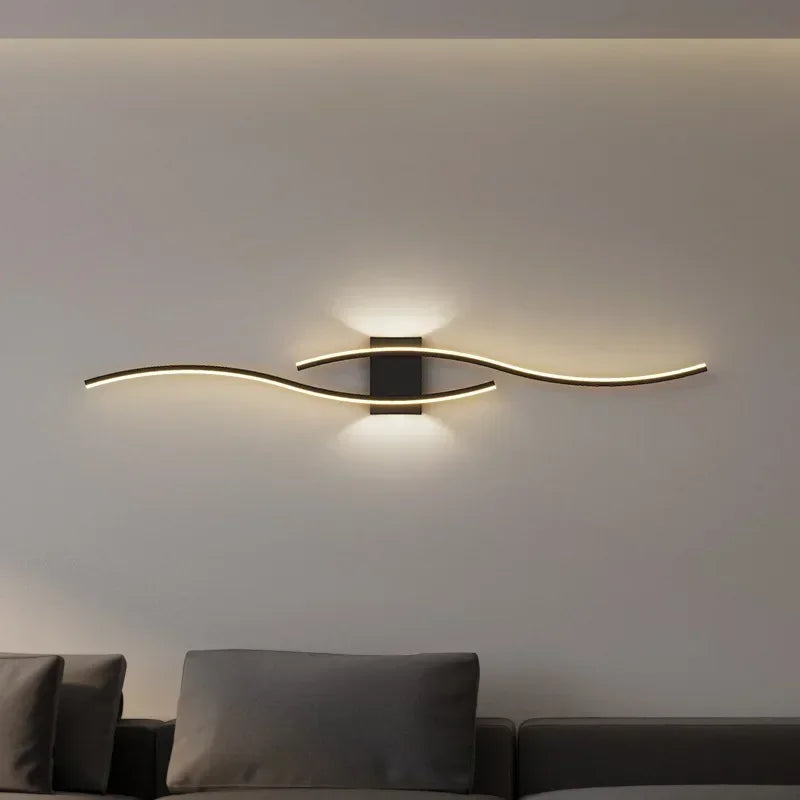 DAMIASMIL LED Modern Vägglampa Sovrum För Vardagsrum Bakgrund Sängbord Svart Vit Guld Vägglampa Dekorativ Belysningsarmatur