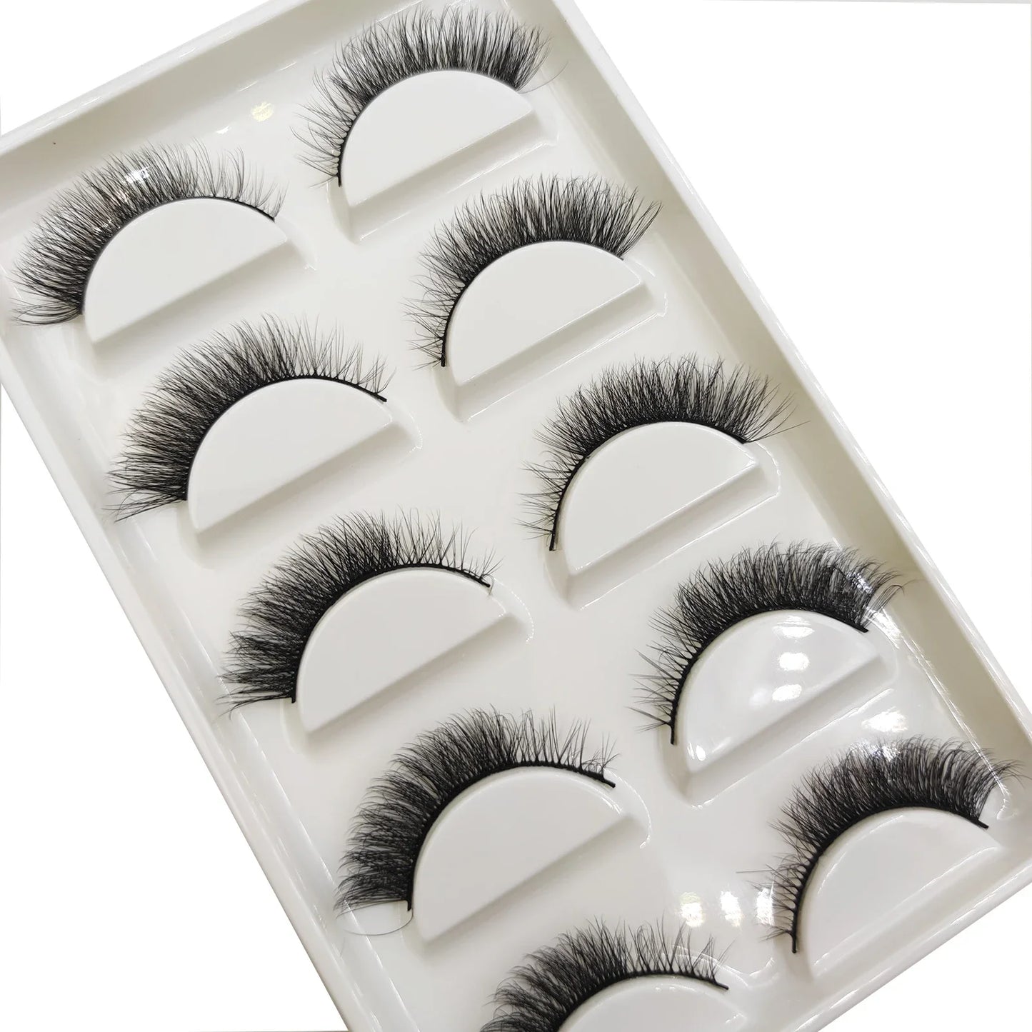38 stilar 5 par ögonfransar naturliga 3D mink lösögonfransar smink lösögonfransar falska ögonfransar falska cils smink skönhetsverktyg grossist