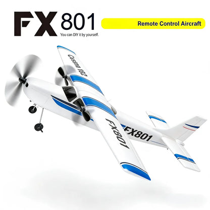 FX801 RC-flygplan EPP-skum 2.4G 2CH RTF Fjärrstyrt vingspann Flygplan med fast vingspann Flygplan Leksaker Presenter för barn