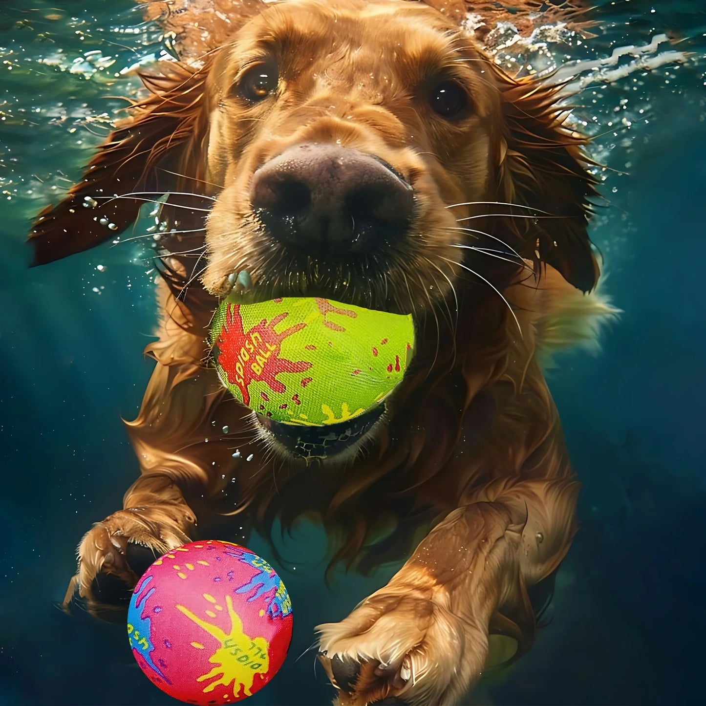 20 st hundleksaker, plaskbollar för poolen, återanvändbara vattenbollar av tyg, absorberande bubbelbollar, sommarfester på stranden