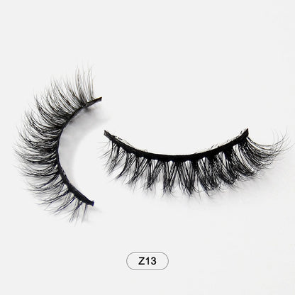 Makeup Minkfransar Fluffiga Mjuka Hela Lösögonfransar Naturliga Lösögonfransar Wispy Lash Extension