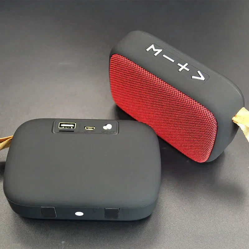 Tyghögtalare Bluetooth Trådlös anslutning Bärbar Utomhussport Ljud Stereo Stöd Tf-kort Mobiltelefon Universell