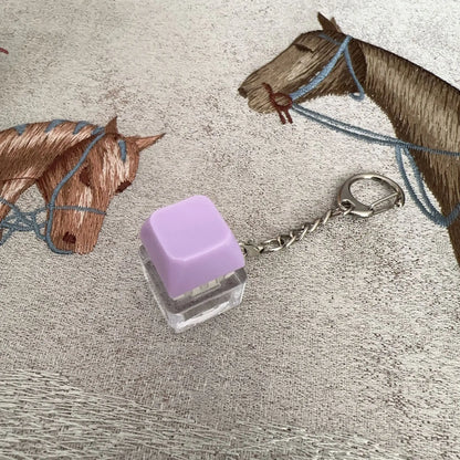 Ny Stress Ångest Lindring Tangentbord Nyckelring Fyrfingerknapp för Kontor Hem Vuxna Barn Dekompression Klicker Heta Gadget Presenter