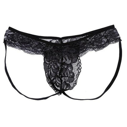 Herrunderkläder Transparenta Sissy S~3XL Stringtrosor Utbuktande Påse Bekväma G-string Gay Låg Midja Plusstorlek