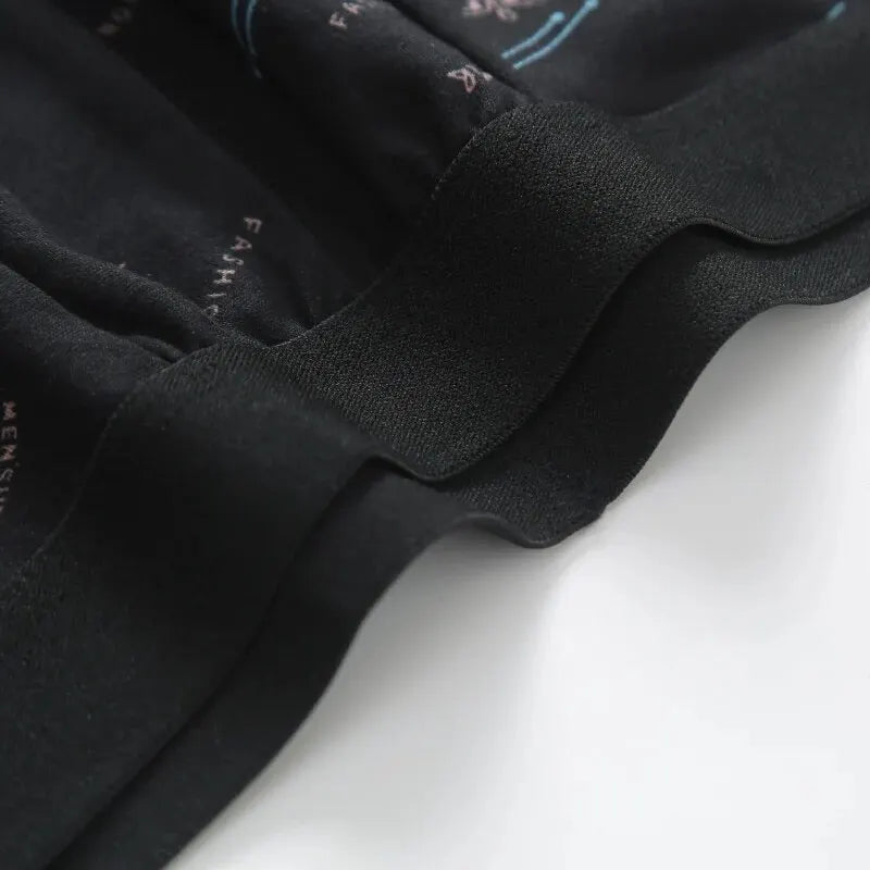 4 stycken stor storlek 125 kg vikt kan bära HERR tryckta underkläder sexiga unga HERRunderkläder medelålders feta HERR shorts.