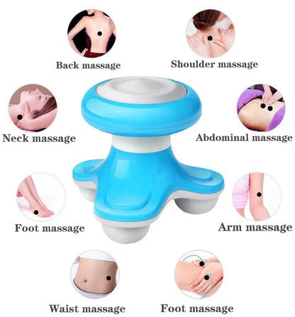 Elektrisk massageapparat för kropp USB Elektriskt handtag Vibrerande massage MultiMini Triangel Kropp Hälsovård Skönhetsmassage Liten massageapparat