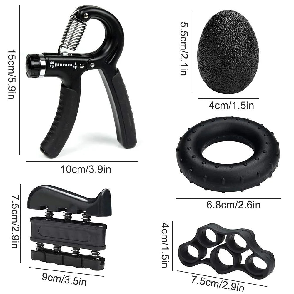 Gripper Justerbar R-Typ Handgrepp Övning Räknebar Styrketräning Stärkande Tång Fjäderfingernyp Handledsexpander