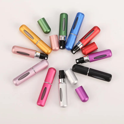 5ml 8ml bärbar mini återfyllningsbar parfymflaska med spraydoftpump tomma kosmetiska behållare förstoringsflaska för reseverktyg