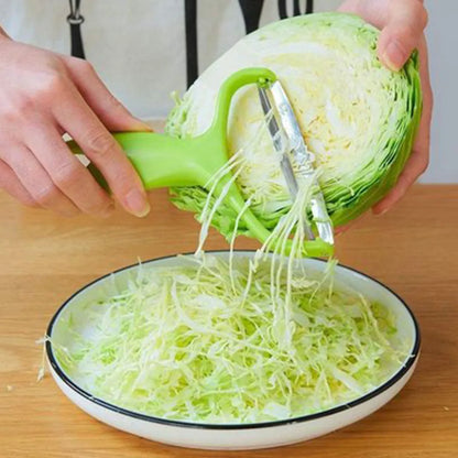 Skalare Grönsaker Frukt Rostfritt Stål Kålrivare Sallad Potatisskärare Kökstillbehör Matlagningsverktyg Bred Mun