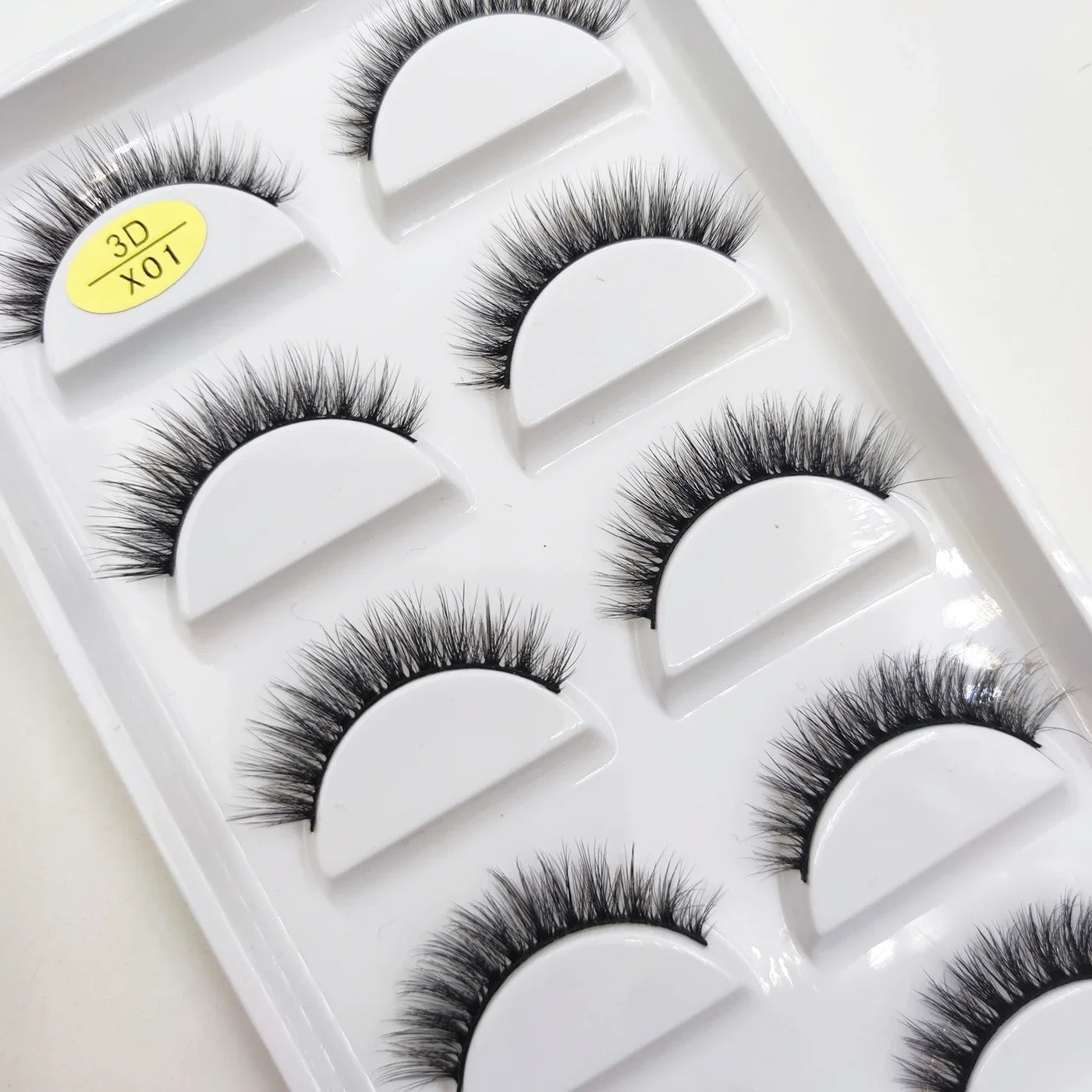 38 stilar 5 par ögonfransar naturliga 3D mink lösögonfransar smink lösögonfransar falska ögonfransar falska cils smink skönhetsverktyg grossist