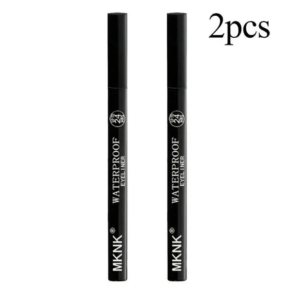 1/5/20 st. Varaktig Vattentät Flytande Eyeliner Icke-blekande Slät Snabbtorkande Eyelinerpenna Inget Bläckläckage Svart Eyeliner Makeup