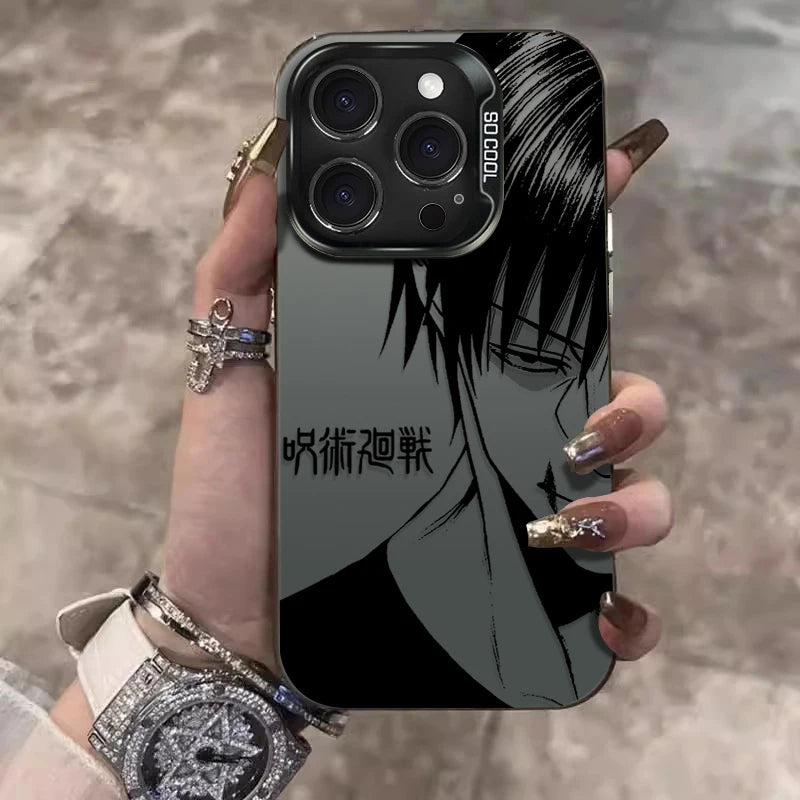 Toji Satoru Gojo Coolt Hårt Mobilskal till iPhone 17 16 15 14 13 12 11 Pro Max Plus 17 Air 16E X XR XS Max Stötsäkert Baksida