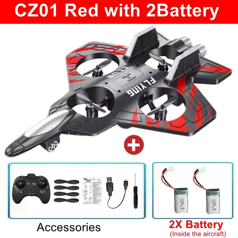 RC Flygplan Skum Stuntglider Elektrisk Jaktplan Fjärrstyrd Flygplan Helikopter 2.4G Radio Fallsäker Flygplan Leksaker Presenter