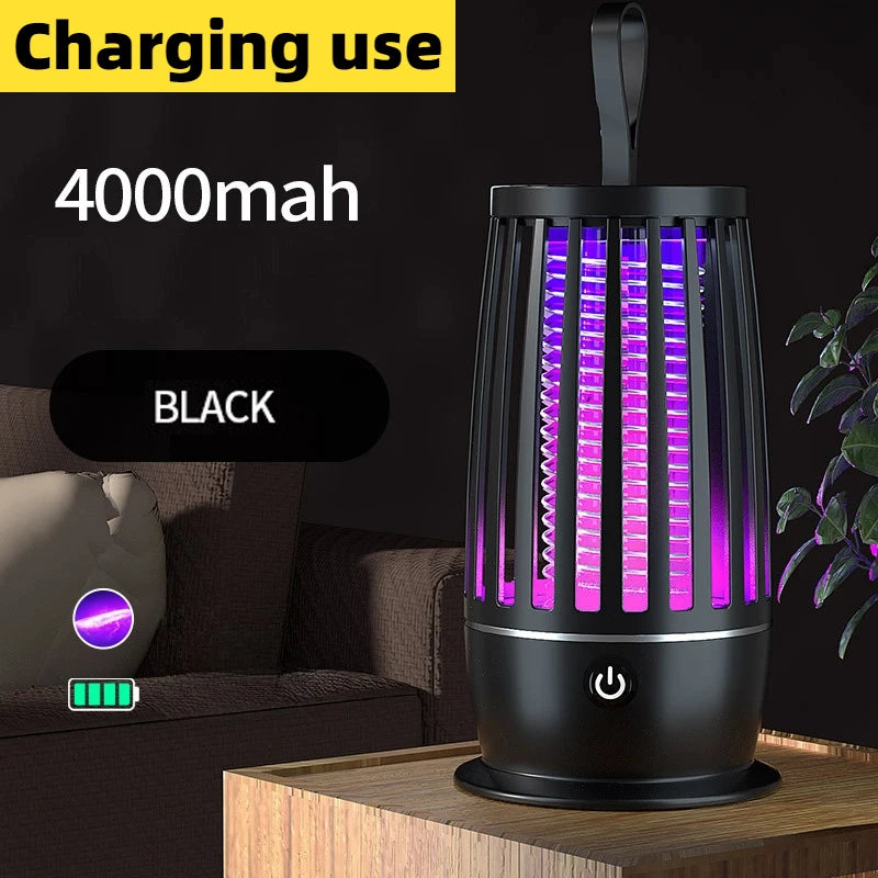 Bärbar myggdödarlampa Elektrisk flugfälla Insektsdödare USB-uppladdningsbar utomhus ljudlös mygglampa insekt ny