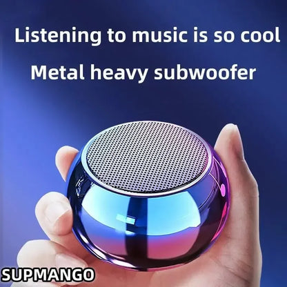 M3 Flash Trådlös Bluetooth-högtalare Bärbar Liten Stålpistolmetall Tung Subwoofer Utomhus Mini Bluetooth Liten Högtalare