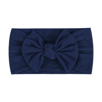 1 st baby nylon huvudduk astique lämplig nyfödd flicka blomma handgjort pannband elastiskt hårband turban småbarn håraccessoarer