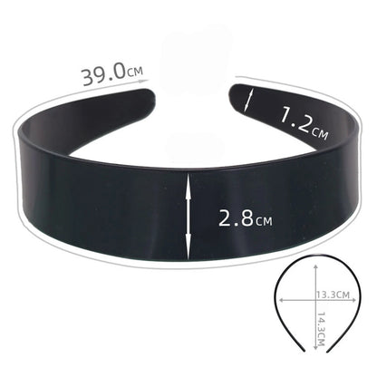 Unisex Metall Vågigt Fjäderhårband Svart Halkfri Utomhussporter Pannband För Kvinnor Män Enkelt Hårband Ansiktstvätt Huvudbonad