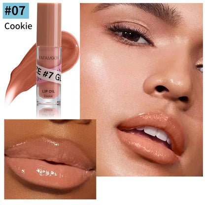 Långvarigt återfuktande, fylligare läppglans, läppfyllare, mineralolja, läppextrakt, extrem volym, essens, närande läppförstärkare, flytande makeup