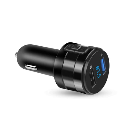 Bluetooth FM-sändare MP3-spelare Handsfree-bilsats 3.1A Dubbel USB-laddare Strömadapter För bil-DVR Radio Biltillbehör