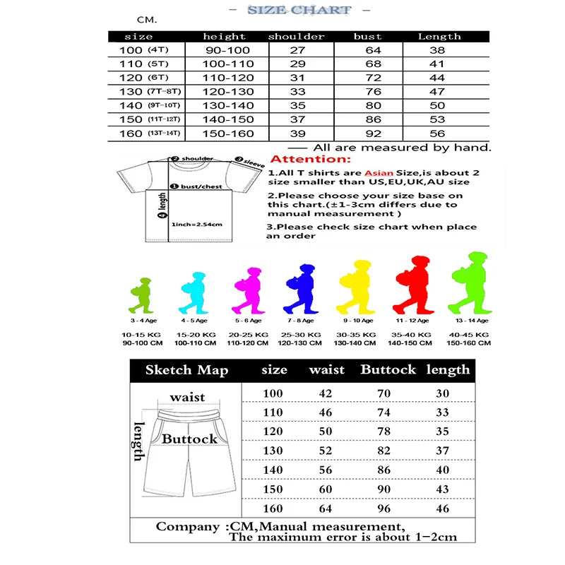 PAW Patrol Children's T-shirts Sets Boys Summer Short Sleeve Shorts Two Piece Sets Kids Outfits Breathable Casual Clothes Set