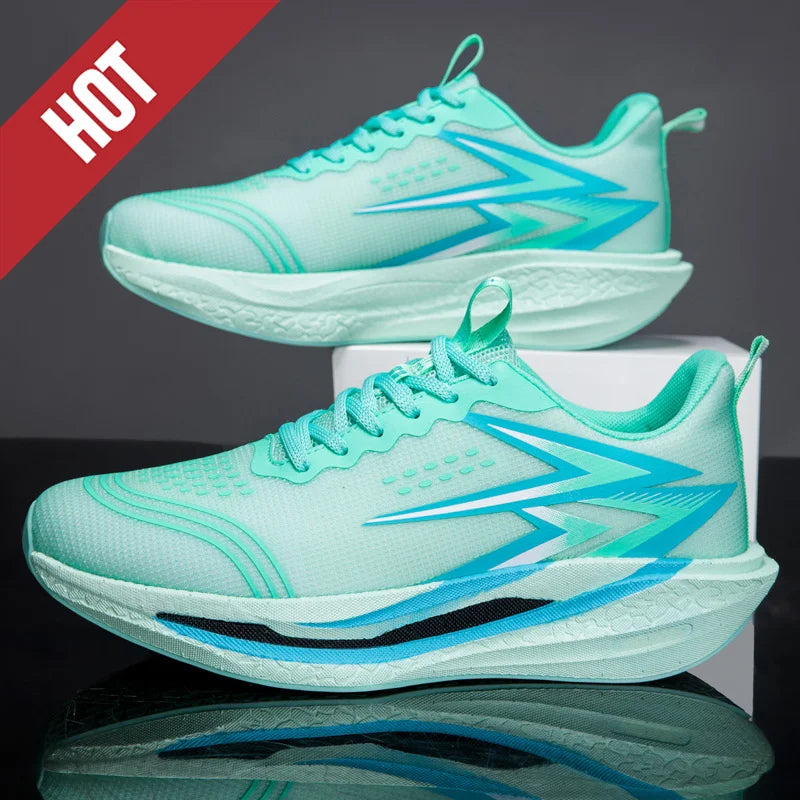 NYA Löparskor Carbon Board Marathon Herr Sport Andningsbara Lättvikt Dam Bekväma Atletiska Halkfria Sneakers Casual