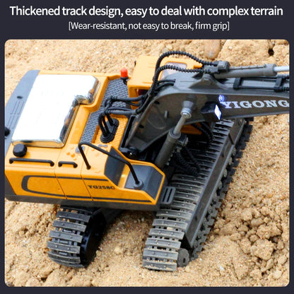 Teeggi 1:20 RC Grävmaskin Bil Barnleksaker 2.4G Fjärrstyrd Dumper Bil Bulldozer Leksaksradio Elbil För Barn Present