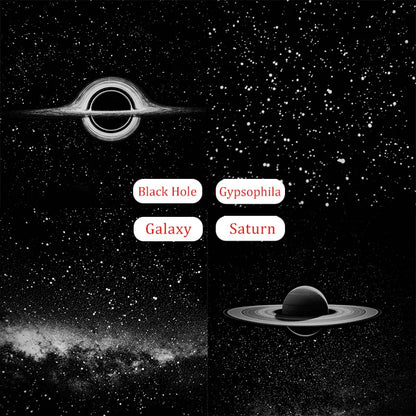 Mini USB-stjärnhimmelsprojektor med atmosfär vidvinkeldisplay för taket stjärnhimmel för spelrumsbelysning rumsdekoration väggpresent