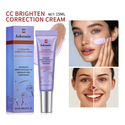 Återfuktande Korrigerande CC-kräm Vattentät Anti-svett Makeup Före Concealer Varaktig Kvinnors Makeup Skydda Huden Erborian Make