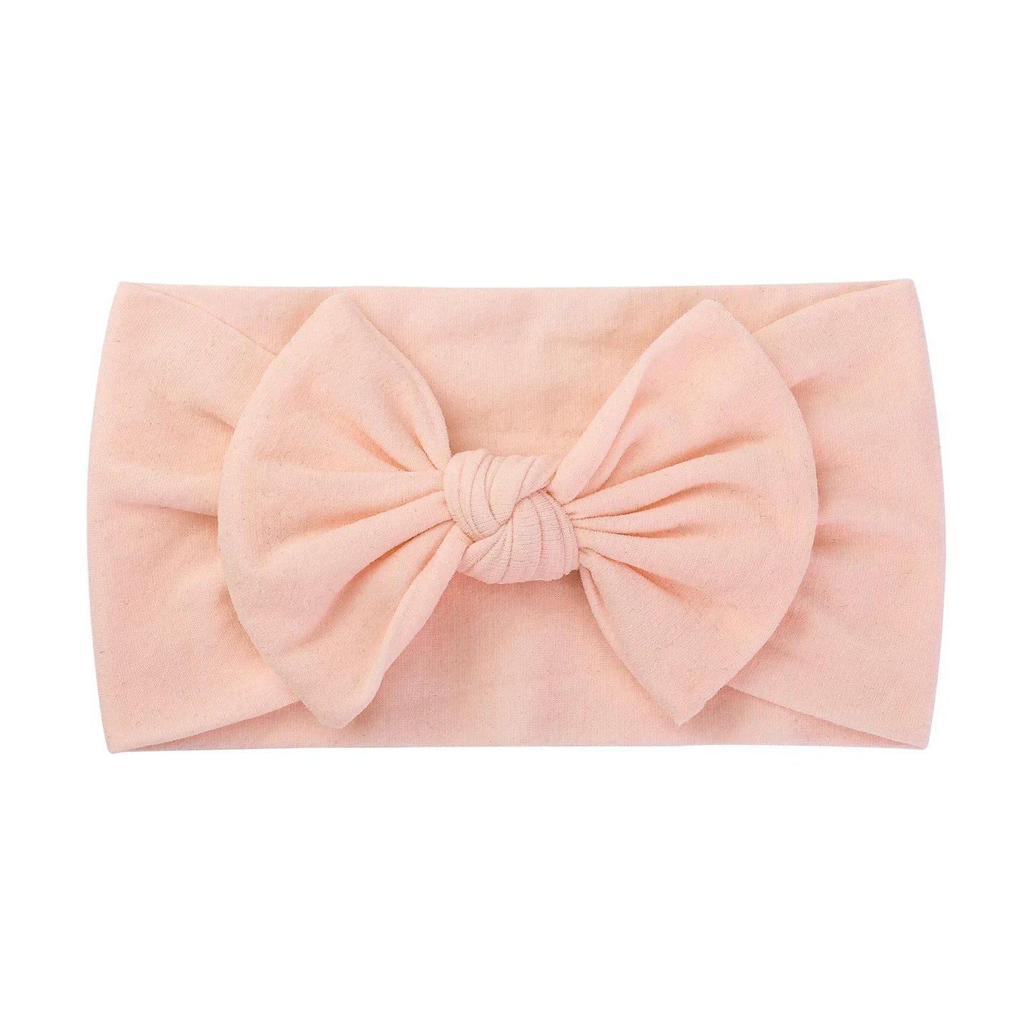 1 st baby nylon huvudduk astique lämplig nyfödd flicka blomma handgjort pannband elastiskt hårband turban småbarn håraccessoarer