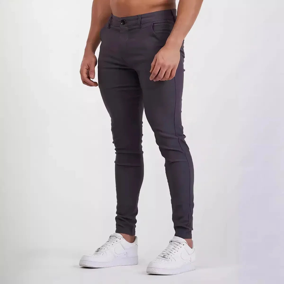 Vår Sommar 2024 Casualbyxor Vårnya Herr Utomhusbyxor Slim Fit Raka Byxor Träningsbyxor för Herr