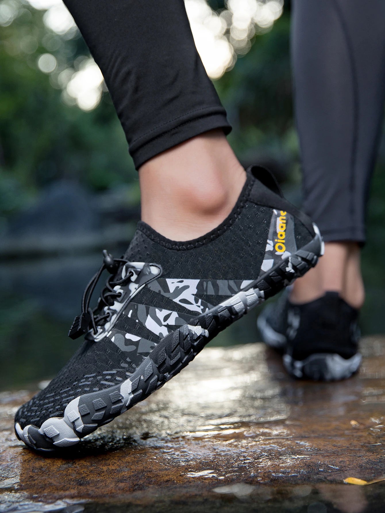 Oiaano Bred Tå Herr Barfota Svarta Skor Dam Sport Sneaker Unisex Vattenkängor Herr Aqua Strand Mjuk Sula Lätt Andningsbar