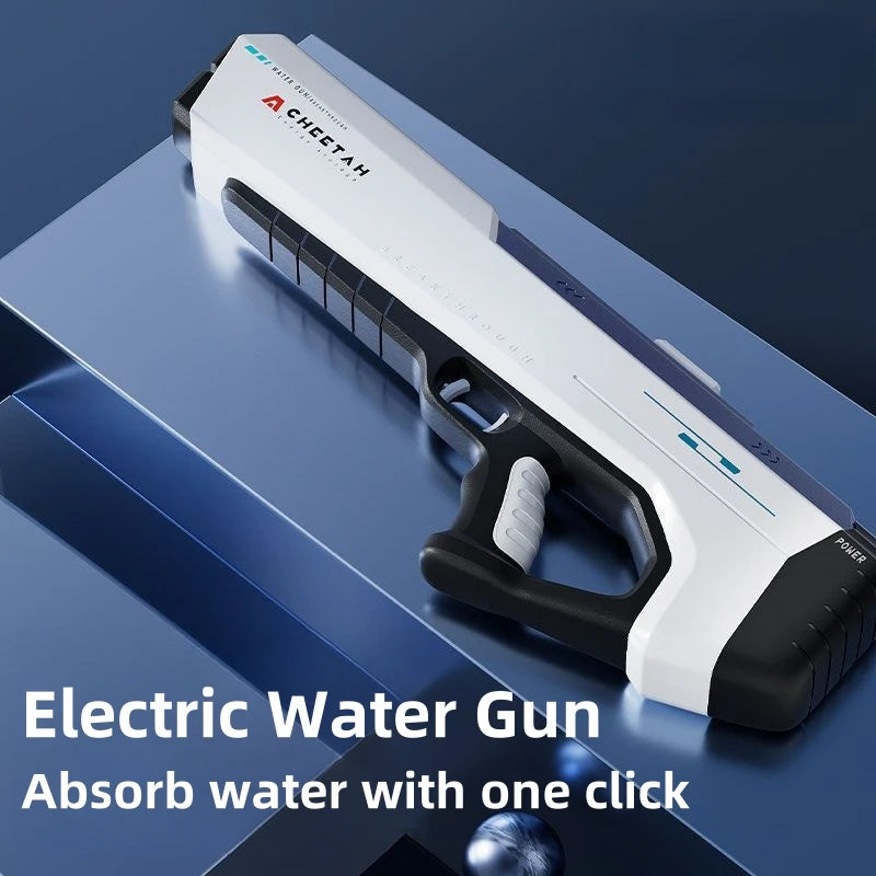 Absorberar automatiskt vatten Högtrycks Elektrisk Vattenpistol Leksaker För Barn Sommar Utomhus Pool Slåssspel Barn Vattenpistol Gåva
