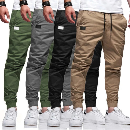 Nya Herr Casual Sportbyxor Träningsbyxor Herr Jogger Cargo Harem Pennbyxor Byxor Flerficks Träningskläder
