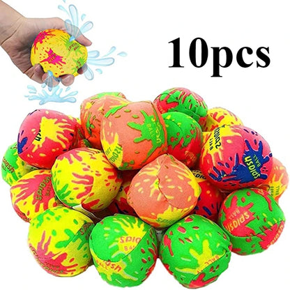 20 st hundleksaker, plaskbollar för poolen, återanvändbara vattenbollar av tyg, absorberande bubbelbollar, sommarfester på stranden