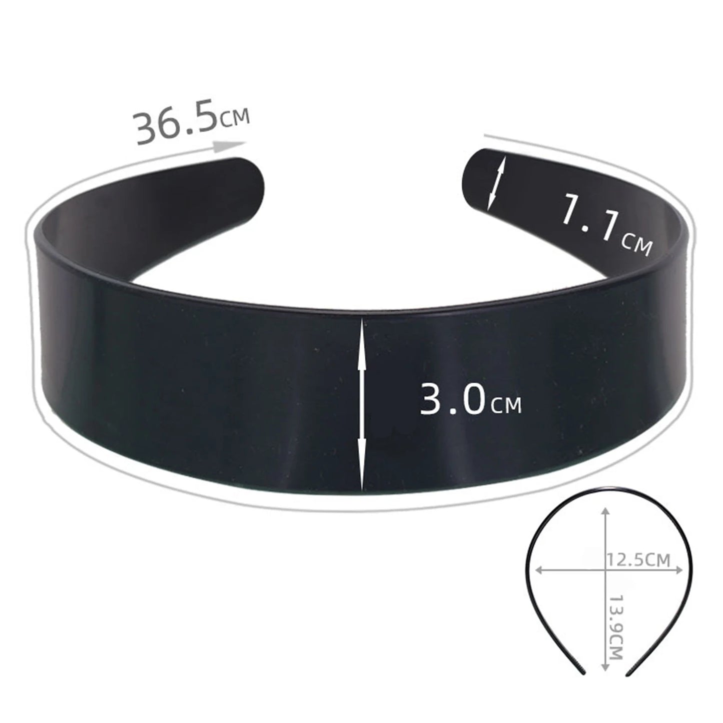 Unisex Metall Vågigt Fjäderhårband Svart Halkfri Utomhussporter Pannband För Kvinnor Män Enkelt Hårband Ansiktstvätt Huvudbonad
