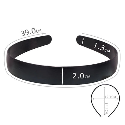 Unisex Metall Vågigt Fjäderhårband Svart Halkfri Utomhussporter Pannband För Kvinnor Män Enkelt Hårband Ansiktstvätt Huvudbonad