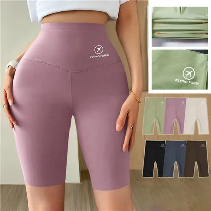 M-XL Damshorts Sport Shorts För Damer Nya Cykling Jogging Fitness Hög Midja Push Up Gymshorts Leggings Yogakläder