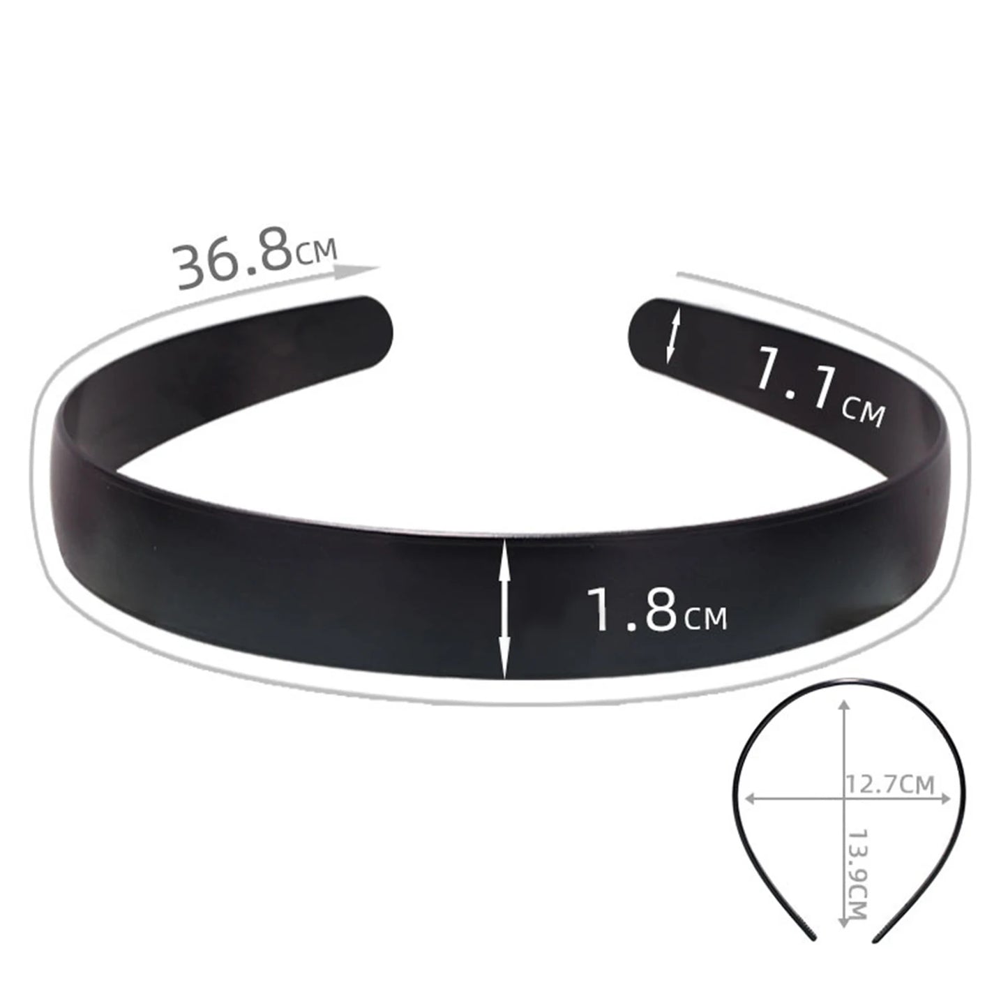 Unisex Metall Vågigt Fjäderhårband Svart Halkfri Utomhussporter Pannband För Kvinnor Män Enkelt Hårband Ansiktstvätt Huvudbonad